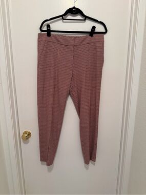 HUGO by Hugo Boss Red, White and Black Houndstooth Pants